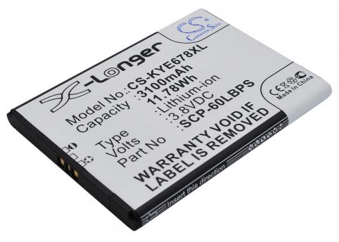 Batterie  qualcomm kyocera scp-60lbps brigadier