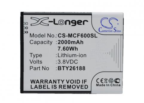 Batterie telephone posh e500a
