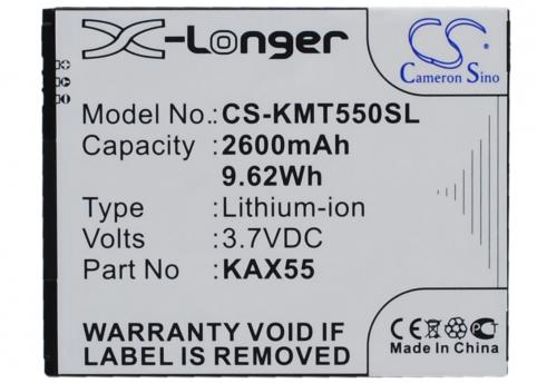 Batterie  kazam kax55