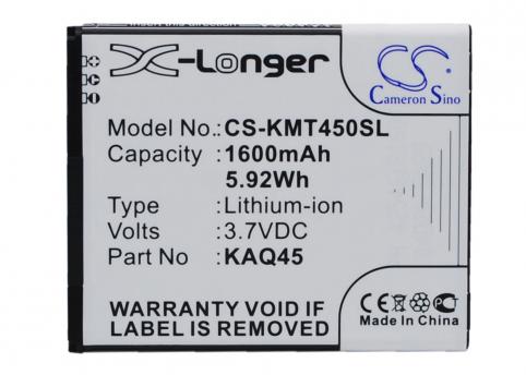 Batterie telephone kazam thunder q4.5