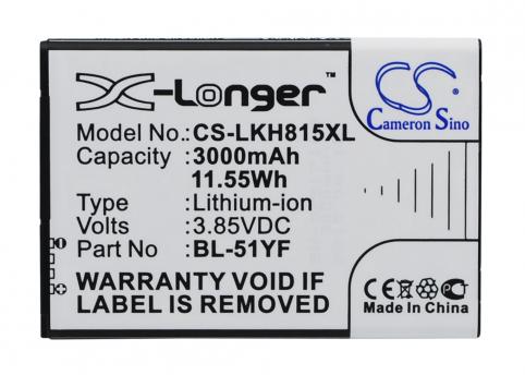 Batterie telephone lg g4