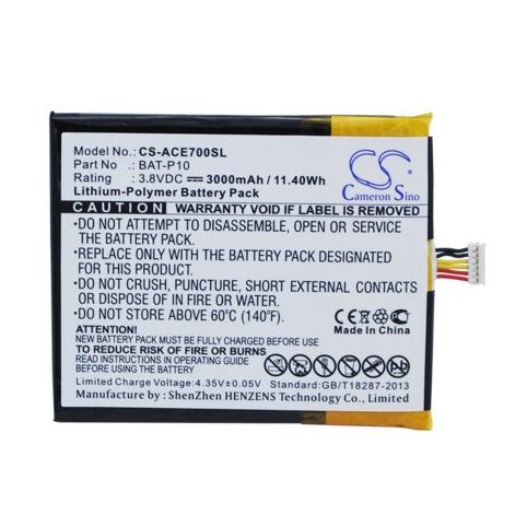 Bat p10 liquid e700 batterie telephone acer