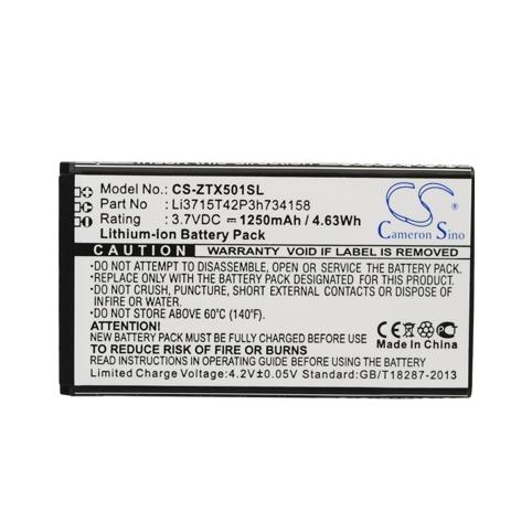 Batterie telephone zte zte x500m