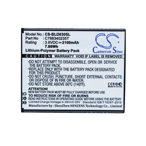 Batterie telephone blu d630l