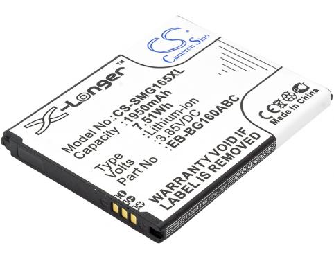 Batterie pour telephone samsung eb bg160abc galaxy folder 2