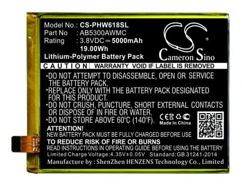 Batterie  philips ab5300awmc