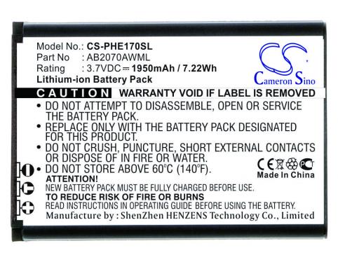 Batterie  philips ab2070awml