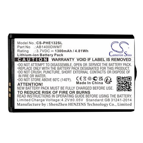Batterie  philips ab1400dwmt