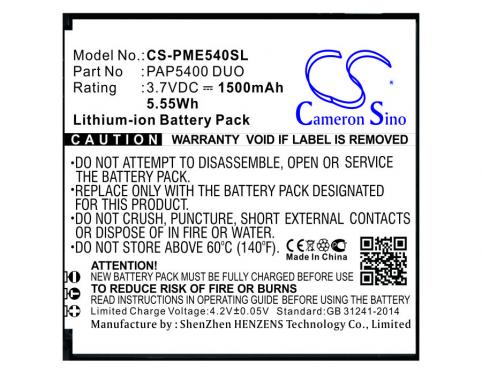 Batterie telephone prestigio multiphone 5400 duo