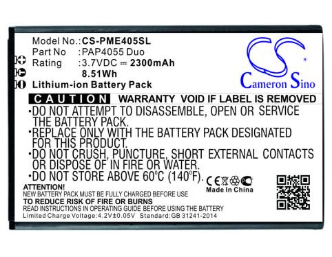 Batterie telephone prestigio pap4055 duo