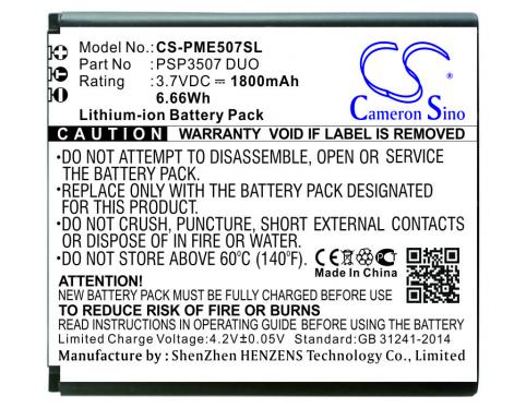 Batterie telephone prestigio psp3507 duo