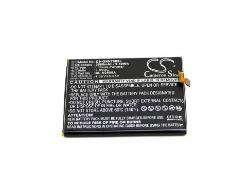 Batterie  gionee bl n2500a