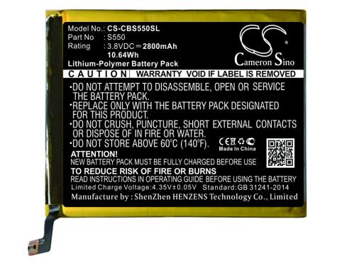 Batterie telephone cubot s550