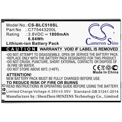 Batterie telephone blu c050