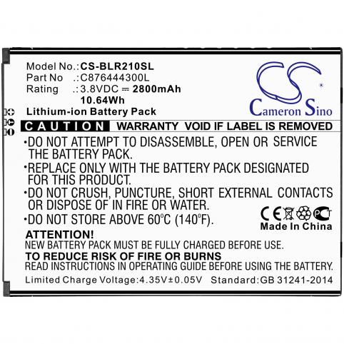 Batterie telephone blu r2 plus