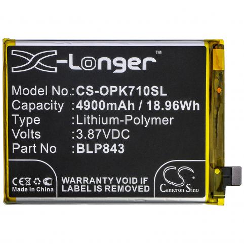 Batterie telephone oppo k7x 2020 5g