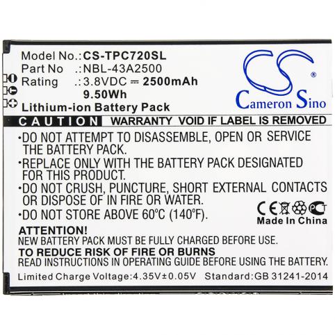 Batterie telephone neffos tp7051c
