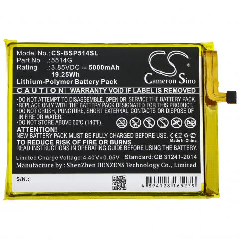 Batterie telephone bq strike power