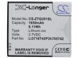 Batterie telephone zte q301t