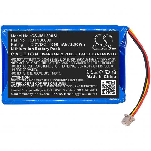 Bty00009 vital act 3s batterie tpe terminal pai