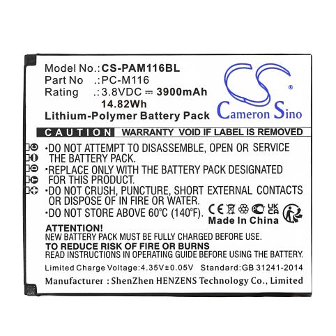 Batterie  pax pc m116