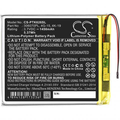 306070pl 626 batterie livre electronique pocket