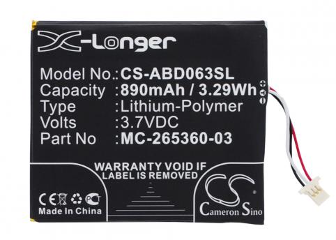 Batterie  amazon 58-000083 kindle 7