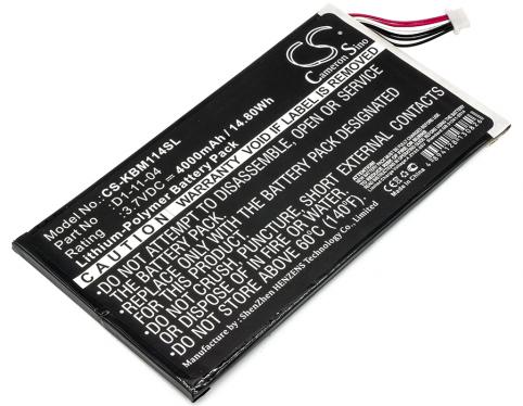 Batterie livre electronique kobo k080 kdn b
