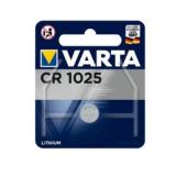 Pile bouton lithium CR1025 