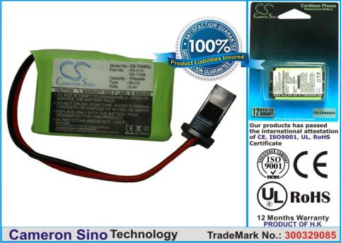 Batterie telephone sans fil panasonic kx a16