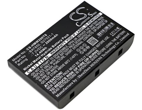 Batterie telephone sans fil hme ws200 speaker